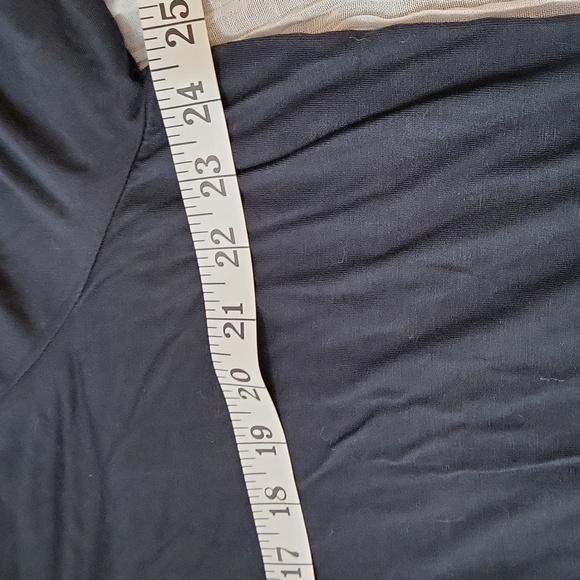 Roaman's 18 20 Loungewear Set in Black and White Stretchy 2 Piece Set - Picture 4 of 10